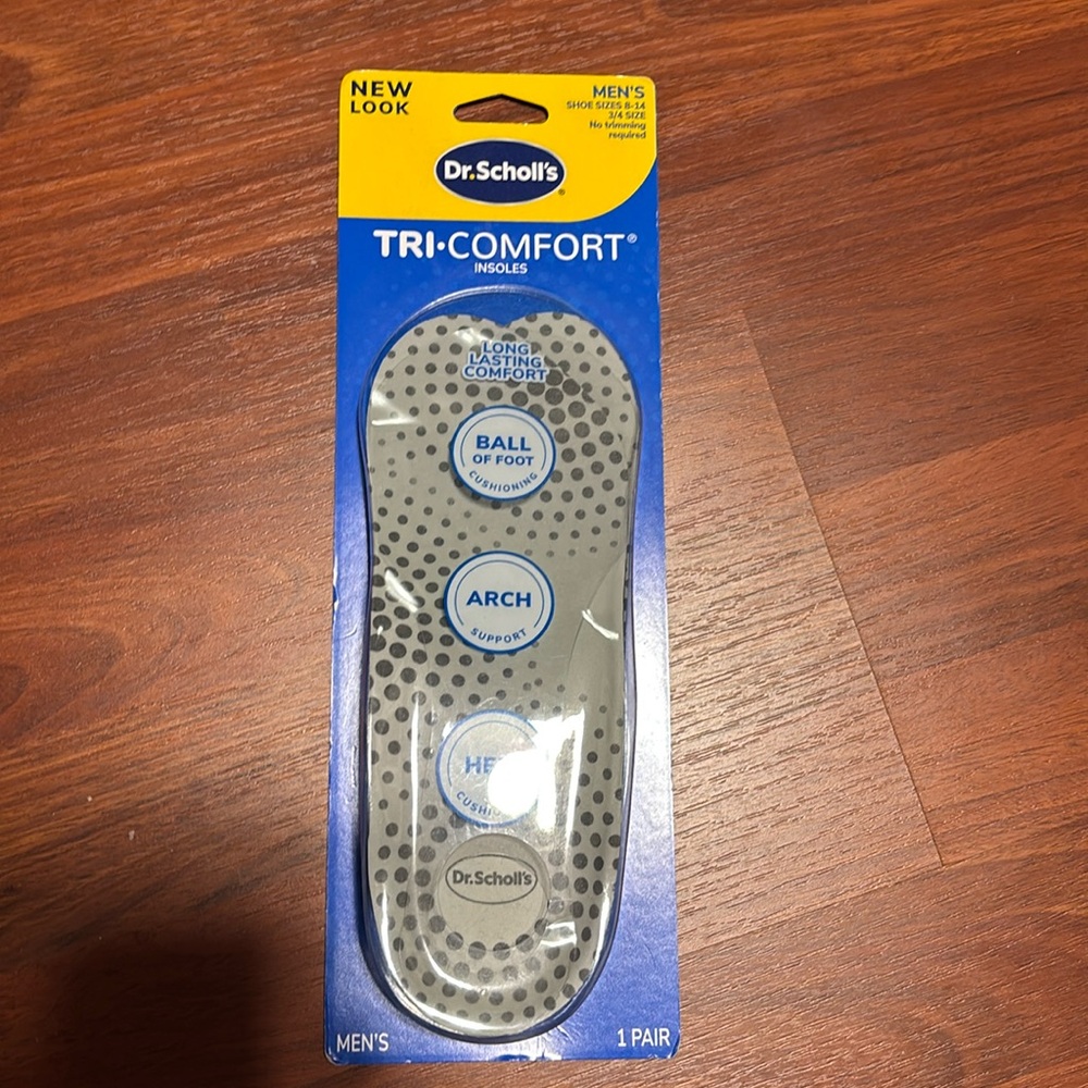 Tri comfort insoles sizes 8-14 Men’s